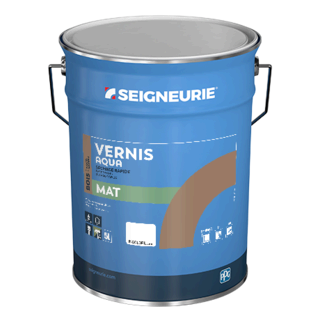 Vernis bois intérieur mat Aqua Vernis – 500ml/ 6m² - BOX DECO COULEURS