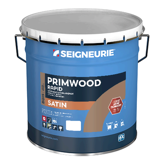 Peinture Alpina spéciale bois microporeuse blanc 10L