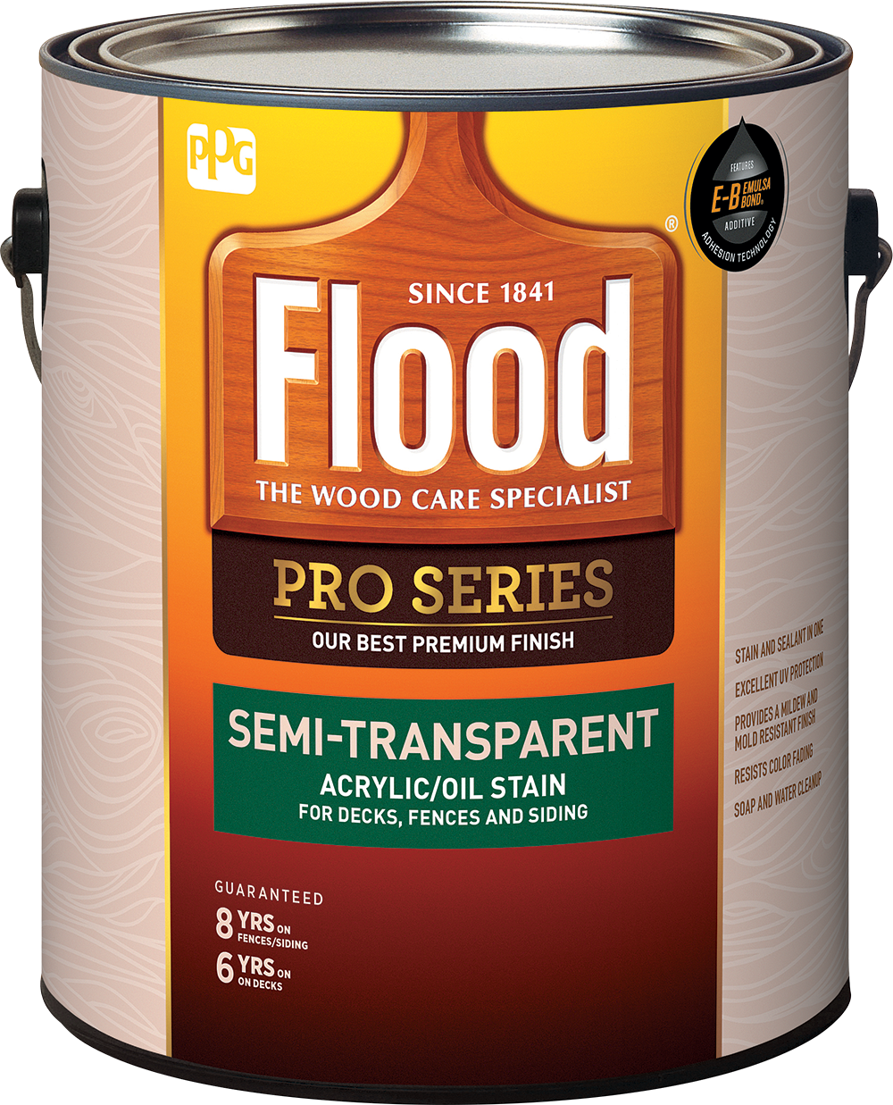 FLOOD® Pro Series Semi-Transparent Acrylic/Oil Stain (250 VOC)